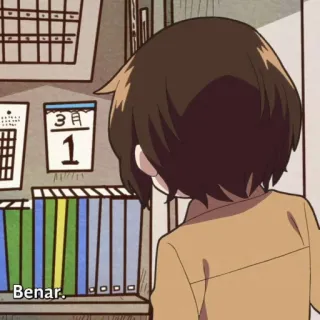 🧳 Benar. Anime, Manga, Étagère, Livres, Calendrier telegram sticker
