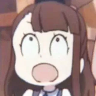 🧊 chocado, anime, desenho animado, expressão, engraçado, surpreso telegram sticker