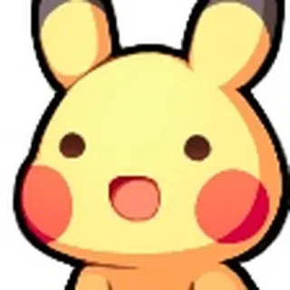 😮 Cartone animato, Animale, Kawaii, Carino, Pika, Personaggio telegram sticker