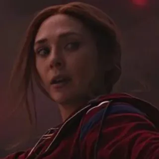 ☕️ Wanda Maximoff marvel, wandavision, feiticeira escarlate, elizabeth olsen telegram sticker