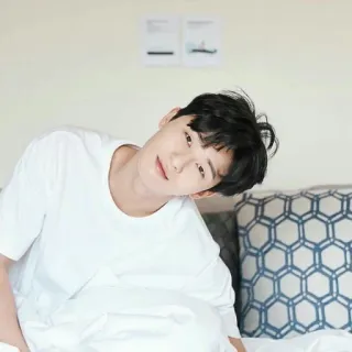 😊 pria, potret, kasual, korea, aktor, kamar tidur telegram sticker