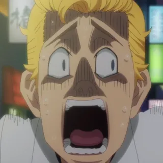 ⏱ Anime, Espressione, Spaventato, Scioccato, Preoccupato telegram sticker