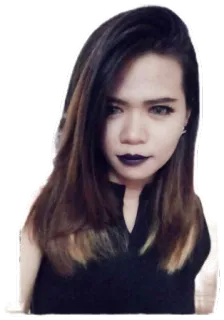 😐 wanita, potret, orang, rambut, wajah, perempuan whatsapp sticker