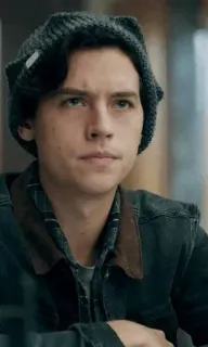😐 Jughead Jones Riverdale Serial TV, Dramat młodzieżowy, Jughead, Riverdale, Cole Sprouse telegram sticker