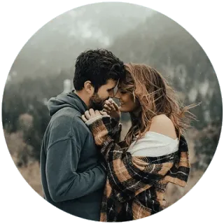 😍 couple, love, emotions, romance telegram sticker