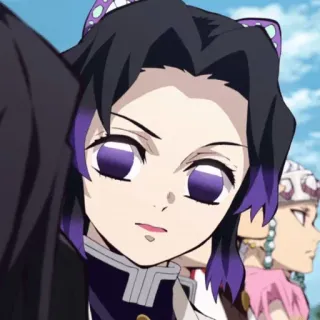 🦋 Shinobu Kocho Demon Slayer Аниме, Персонаж, Шинобу, Клинок, рассекающий демонов, Фанатское творчество whatsapp sticker