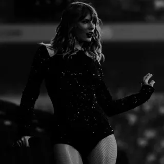 🍂 Taylor Swift Cantante, Músico, Artista, Blanco y negro, Celebridad, Estrella pop telegram sticker