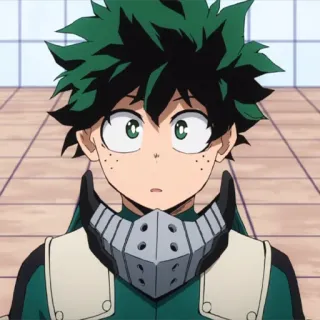 🥦 Izuku Midoriya My Hero Academia anime, manga, my hero academia, izuku midoriya, deku, hero telegram sticker
