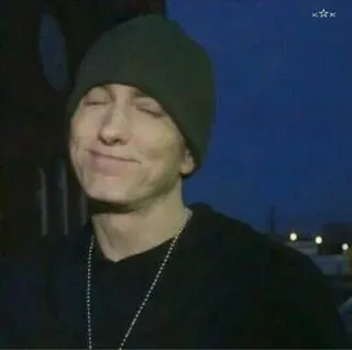 😃 Eminem Eminem, 说唱歌手, 名人, 音乐 telegram sticker