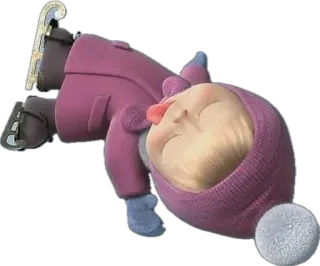 ☠️ ice skating, winter, cartoon, girl, cold, skates, falling telegram sticker