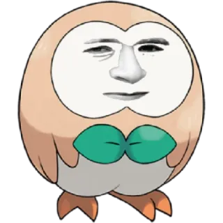 Rowlet pack telegram stickers