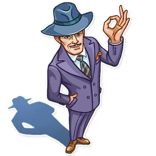 Noir telegram stickers