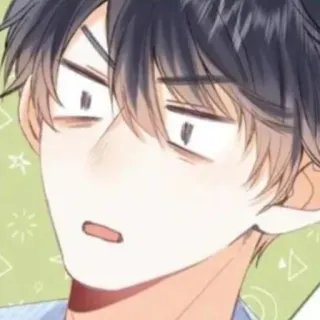 👌 anime, manga, cartone animato, disegno, ritratto, espressione, faccia telegram sticker
