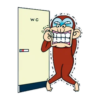 Crazy Monkey telegram stickers