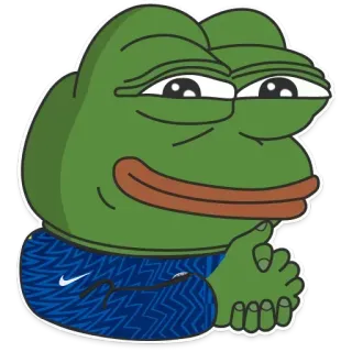 👏 Pepe the Frog 페페, 밈, 개구리, 인터넷 밈 telegram sticker