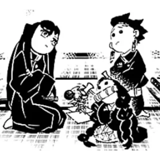 🤨 Tanjiro Kamado Demon Slayer Anime, Demon Slayer, Tanjiro, Nezuko, Chibi, Manga telegram sticker