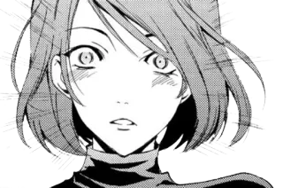 😶 anime, manga, surprised, expression, shocked, girl whatsapp sticker