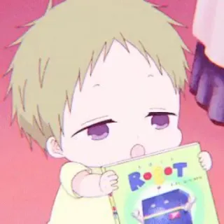 🥺 ROBOT Baby, Anime, Cartoon, Buch, Roboter, Kind telegram sticker