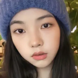 🌸 여자, 인물 사진, 사람, 비니, 실내 telegram sticker