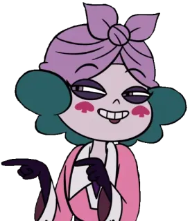 👉 Eclipsa Butterfly Star vs. the Forces of Evil cartoon, disney, eclipsa, magic, character telegram sticker