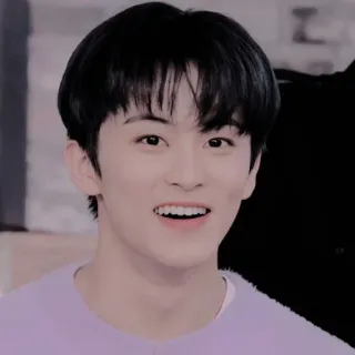 🍉 retrato, persona, hombre, coreano, sonrisa, ídolo, asiático telegram sticker