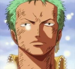 🌽 Zoro One Piece anime, one piece, zoro, roronoa zoro, swordsman telegram sticker