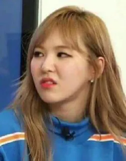 🍋 Wendy Shon celebrità, cantante, kpop, donna, faccia, disgusto whatsapp sticker