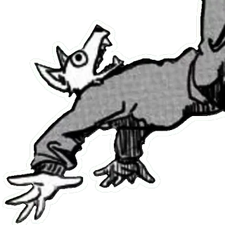 😨 Legoshi Beastars wolf, anime, manga, beastars, angry whatsapp sticker