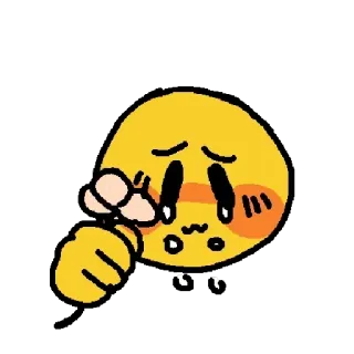 😘 emoji, menangis, sedih, kesal, ekspresi, perasaan, air mata, kawaii telegram sticker