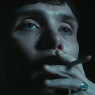 🚬 man, smoking, cigarette, portrait telegram sticker