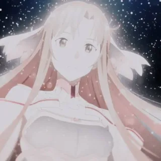 Asuna Yuuki — @TikelAnimeXixixi telegram stickers