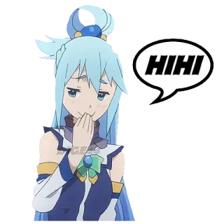@STIKERFORALL 🏴󠁧󠁢󠁥󠁮󠁧󠁿AQUA - KONOSUBA telegram stickers