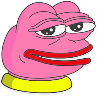 😏 Pepe the Frog pepe, sapo, meme, desenho animado, meme da internet telegram sticker
