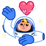 Astro Nate telegram stickers