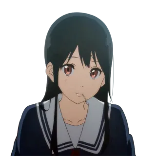 😊 Nishimiya Shoko A Silent Voice anime, girl, a silent voice, nishimiya shoko, shoko, cute, character whatsapp sticker
