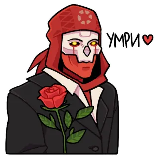 🌹 Revenant Apex Legends Умри Apex Legends, Revenant, Jeu vidéo, Personnage, Rose, Meurs telegram sticker