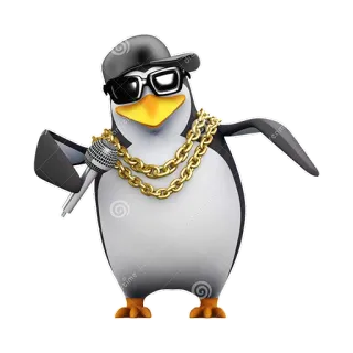 Dank 3d stock penguins telegram stickers