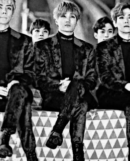 🕸 NINETY-JEAN đàn ông, áo vest, thời trang, phong cách, nhóm, K-pop telegram sticker