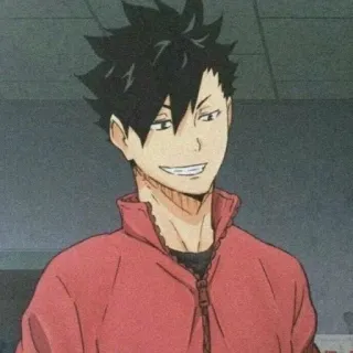 🐈 Kuroo Tetsurou Haikyuu!! Anime, Haikyuu, Kuroo, Volleyball, Manga whatsapp sticker
