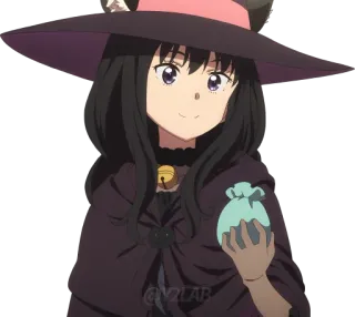 🧙‍♀ Anime, Bruxa, Magia, Menina, Desenho animado telegram sticker