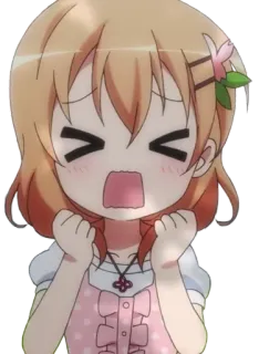 😫 Аниме, Девушка, Мультфильм, Милый, Злой telegram sticker