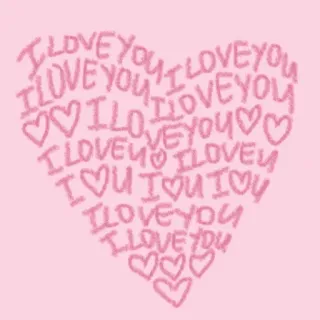 👩‍❤️‍👨 I LOVE YOU любовь, сердце, розовый, день святого валентина, нежность telegram sticker
