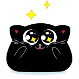 Fat Blue Cat @stickersb2b telegram stickers