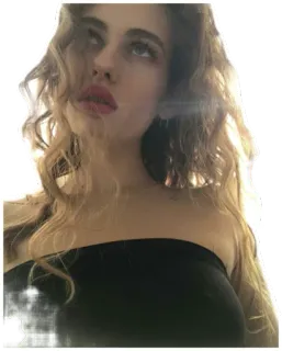 😜 Frau, Porträt, Schönheit, Locken, Mädchen, Person, Mode, Stil telegram sticker