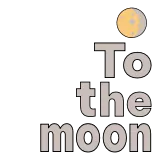 🌕 To the moon luna, spazio, razzo, crypto, investimenti telegram sticker