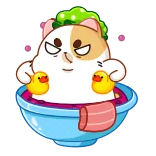 Sushi cat • @TgEmojis telegram emojis 🧖♂