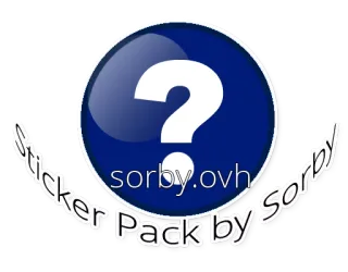 🚀 sorby.ovh
Sticker Pack by Sorby sticker, Frage, blau, Sorby, Pack telegram sticker