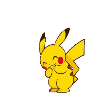 💕 Pikachu Pikachu, Pokémon, cartoon, cute, anime, yellow telegram sticker