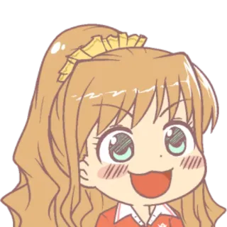 😃 Anime, Manga, Hoạt hình, Dễ thương, Cô gái, Kawaii whatsapp sticker