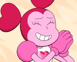 🙏 Spinel Steven Universe cartoon, pink, character, Spinel, Steven Universe whatsapp sticker